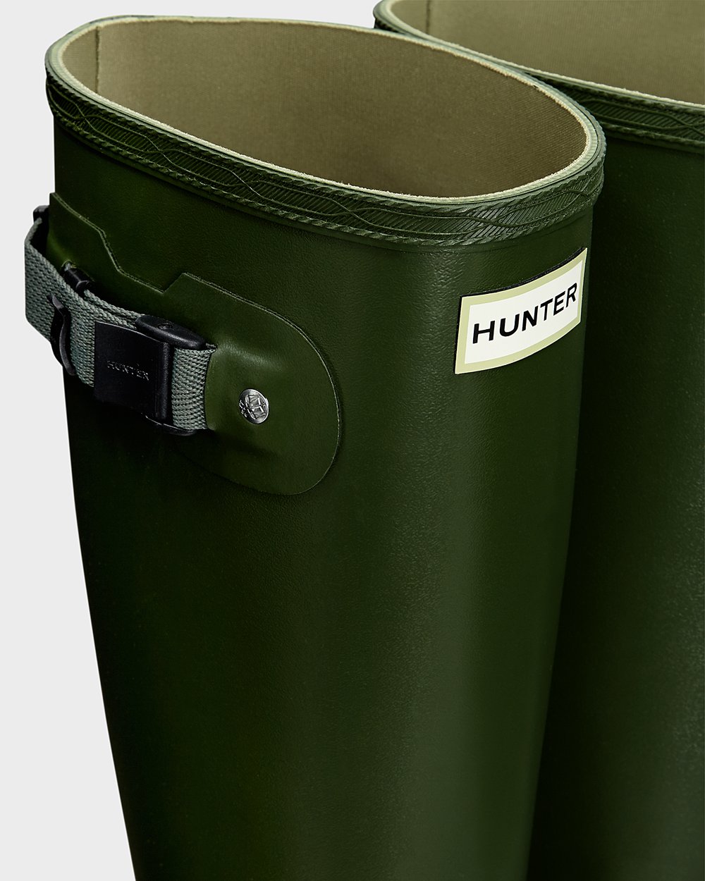 Galochas Altas Hunter Homem Verdes - Norris Field - 84KHPIXZB